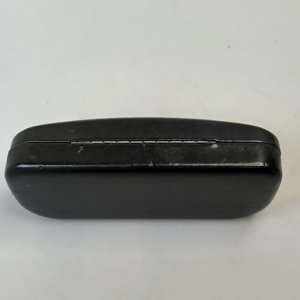 COACH New York Black Clam Shell Eyeglasses Sunglasses Hard Case Protective EUC